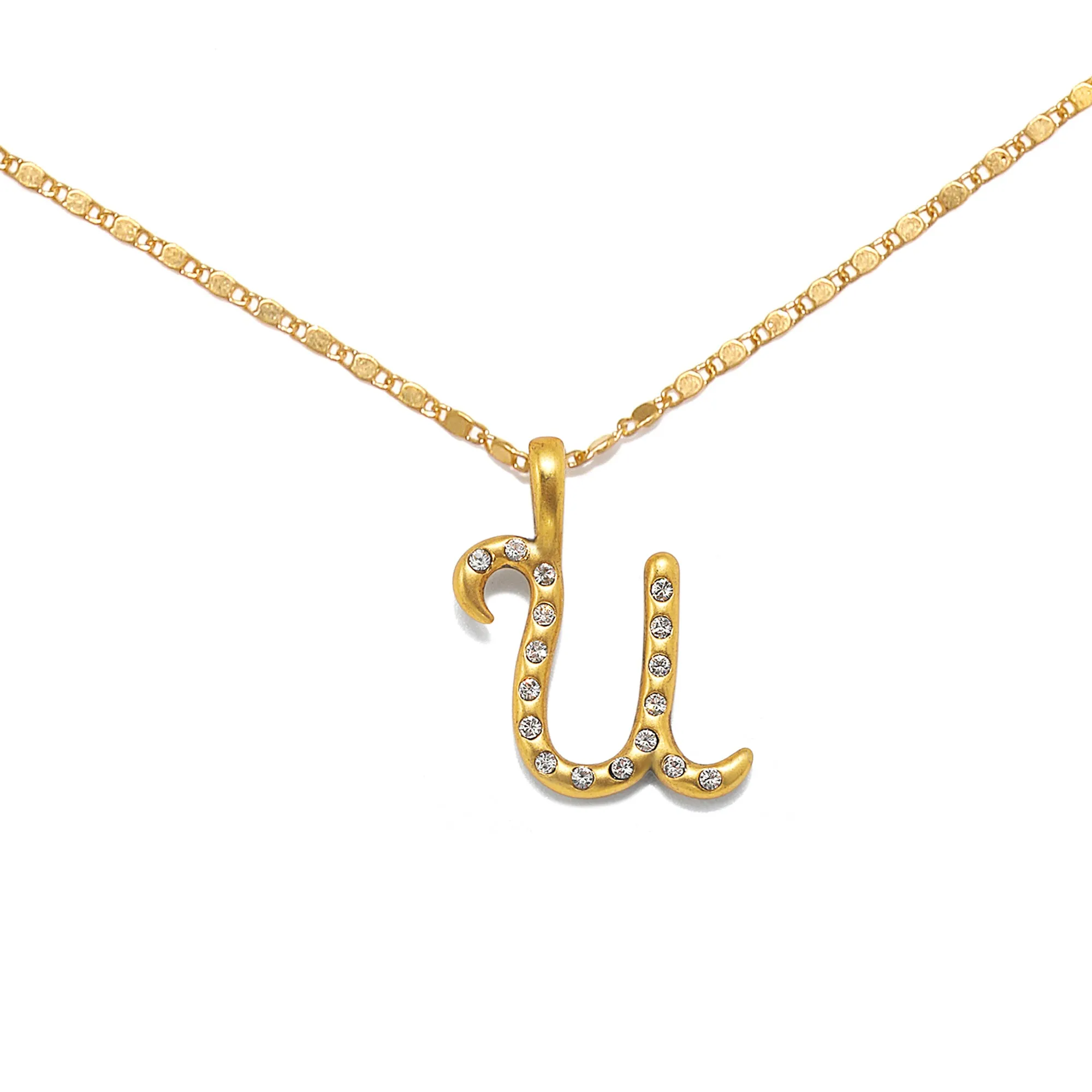 Everly Initial Necklace- Gold