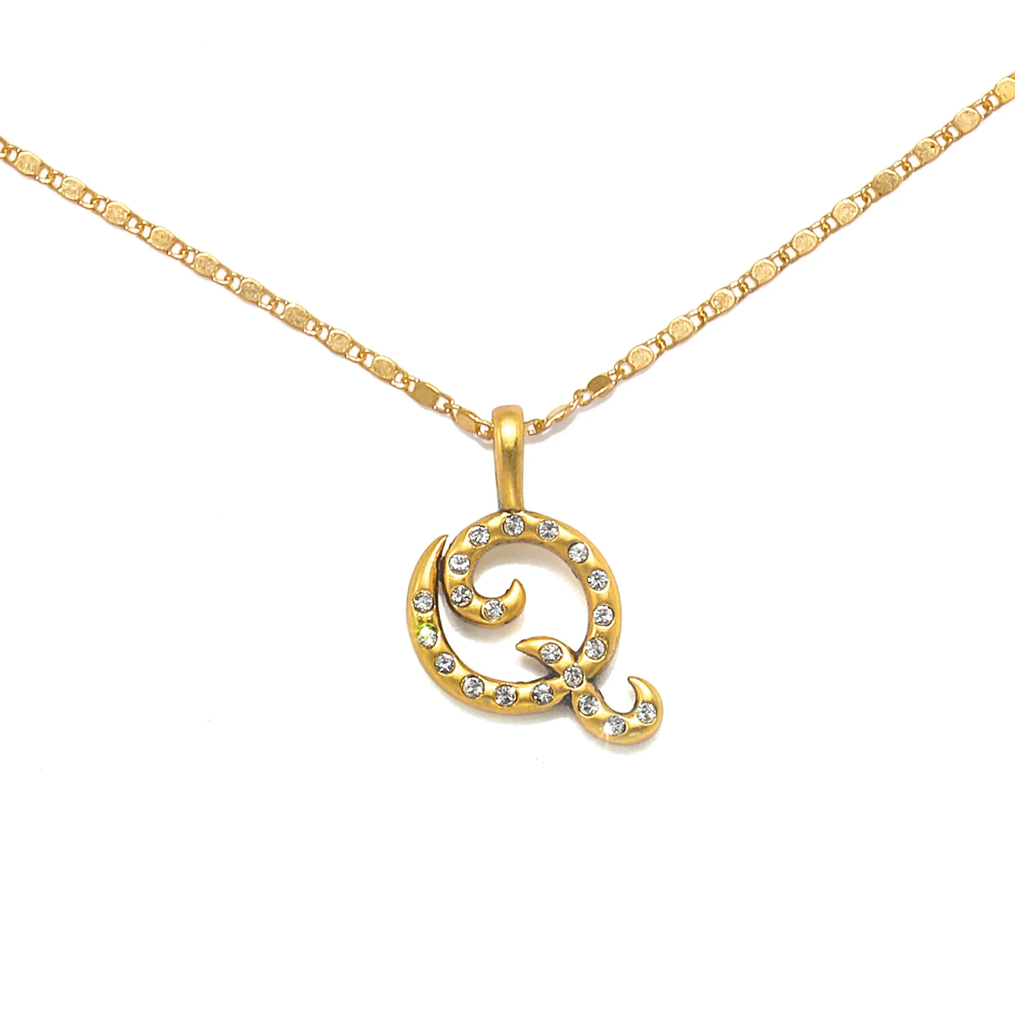 Everly Initial Necklace- Gold