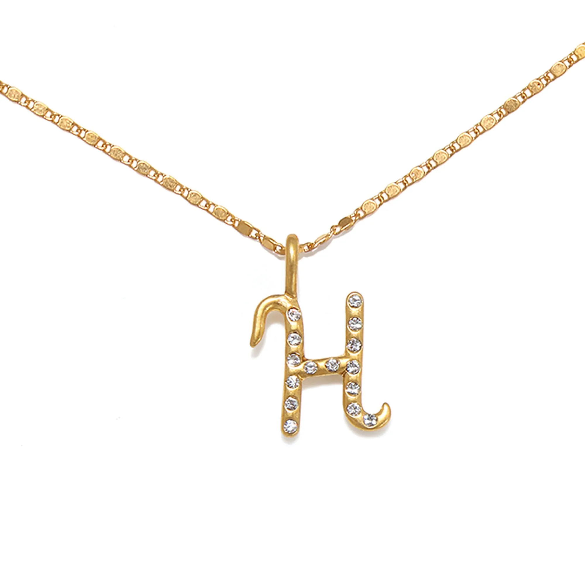 Everly Initial Necklace- Gold