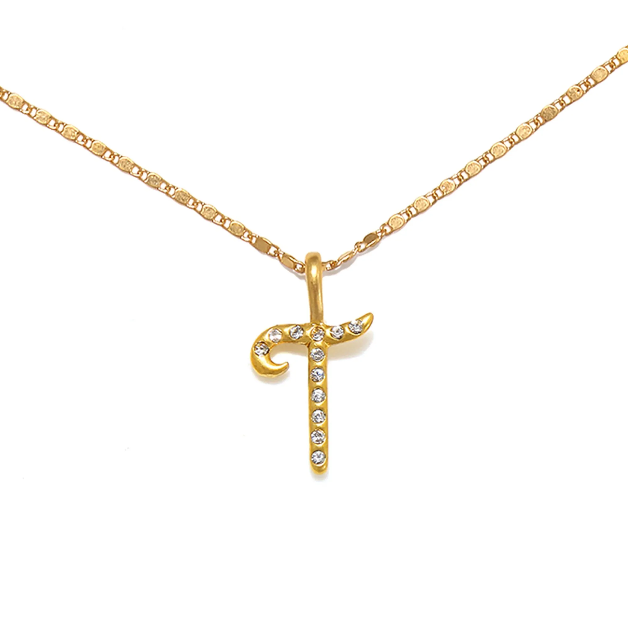 Everly Initial Necklace- Gold