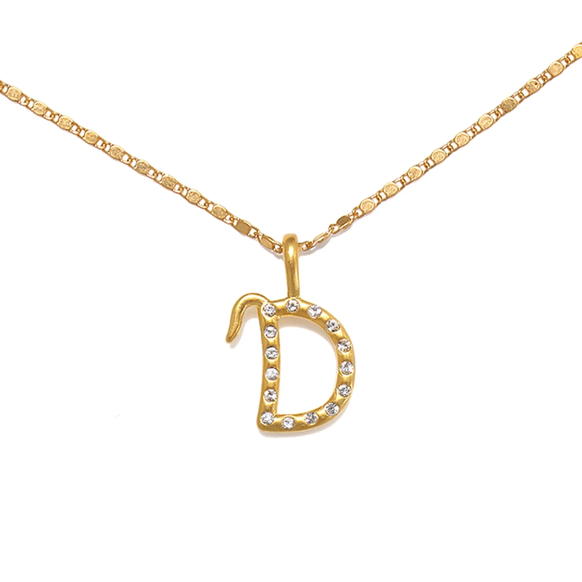 Everly Initial Necklace- Gold