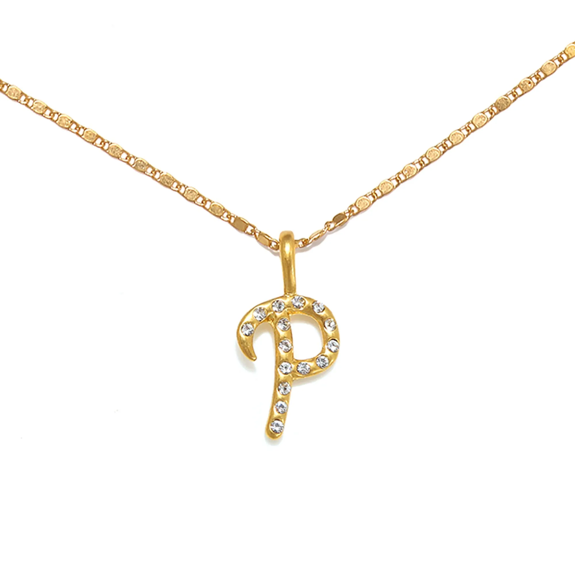 Everly Initial Necklace- Gold