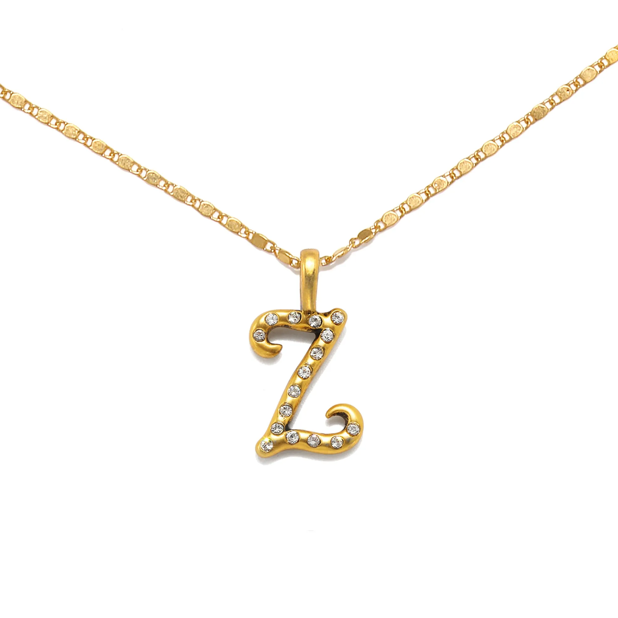 Everly Initial Necklace- Gold