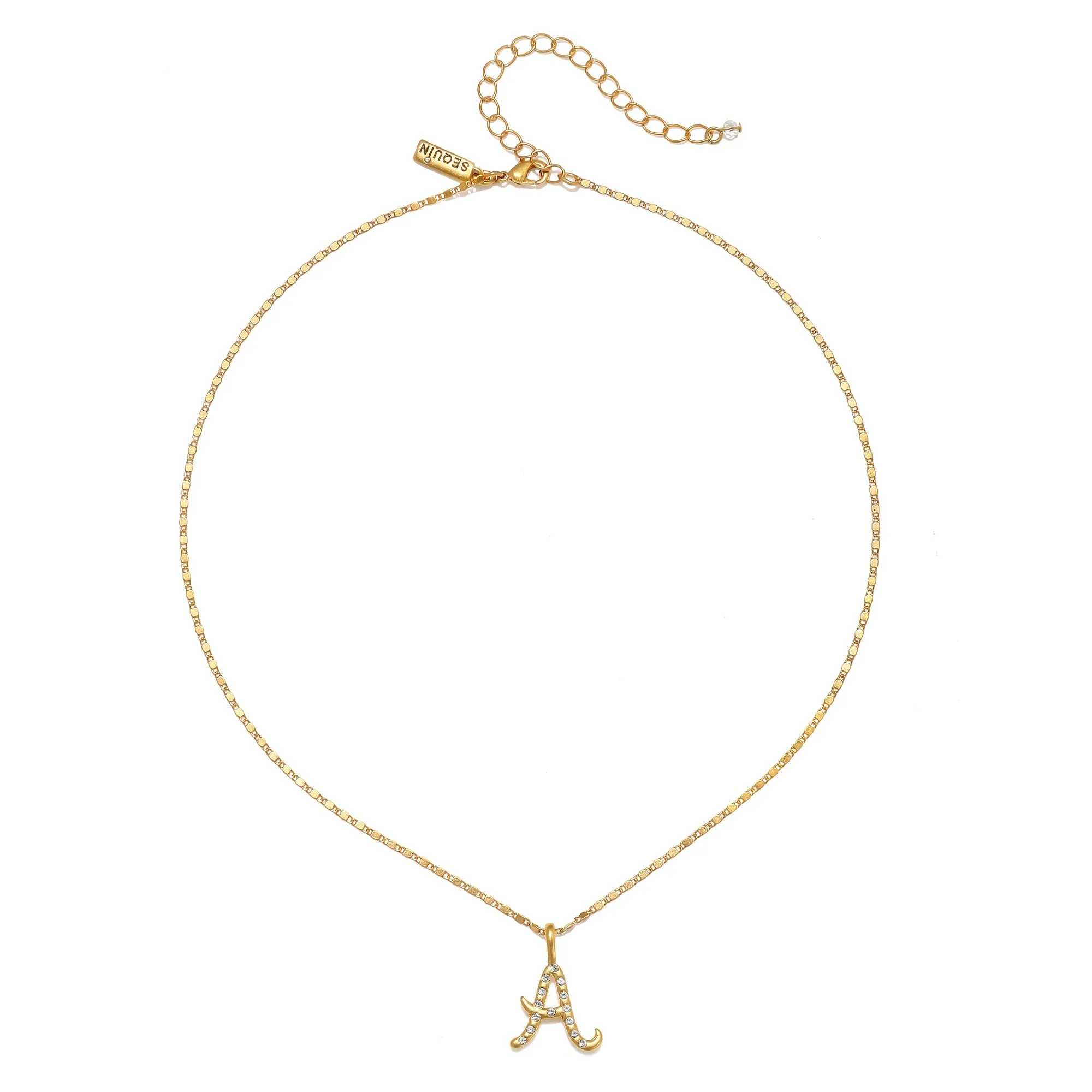 Everly Initial Necklace- Gold