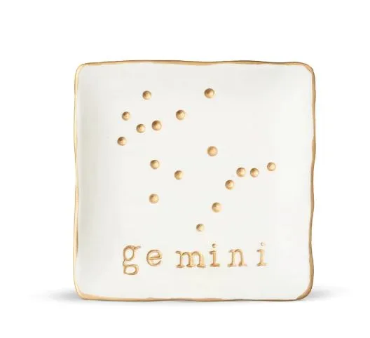 Finchberry Zodiac Gemini Ceramic Dish