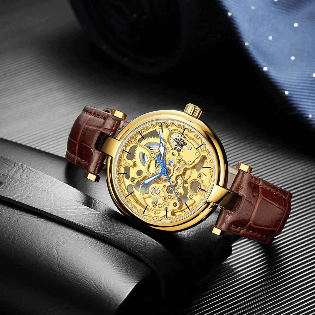 Firenze Luxury Mechanical Skeleton Watch