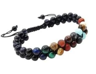 Galaxy Natural Stone Bracelet - Vibrant Earthy Colors & Comfortable Fit