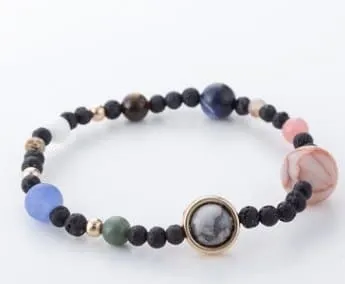 Galaxy Natural Stone Bracelet - Vibrant Earthy Colors & Comfortable Fit