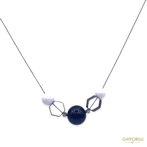 Geometric Necklace with Metal Wire (100pz) C292 - Gafforelli Srl