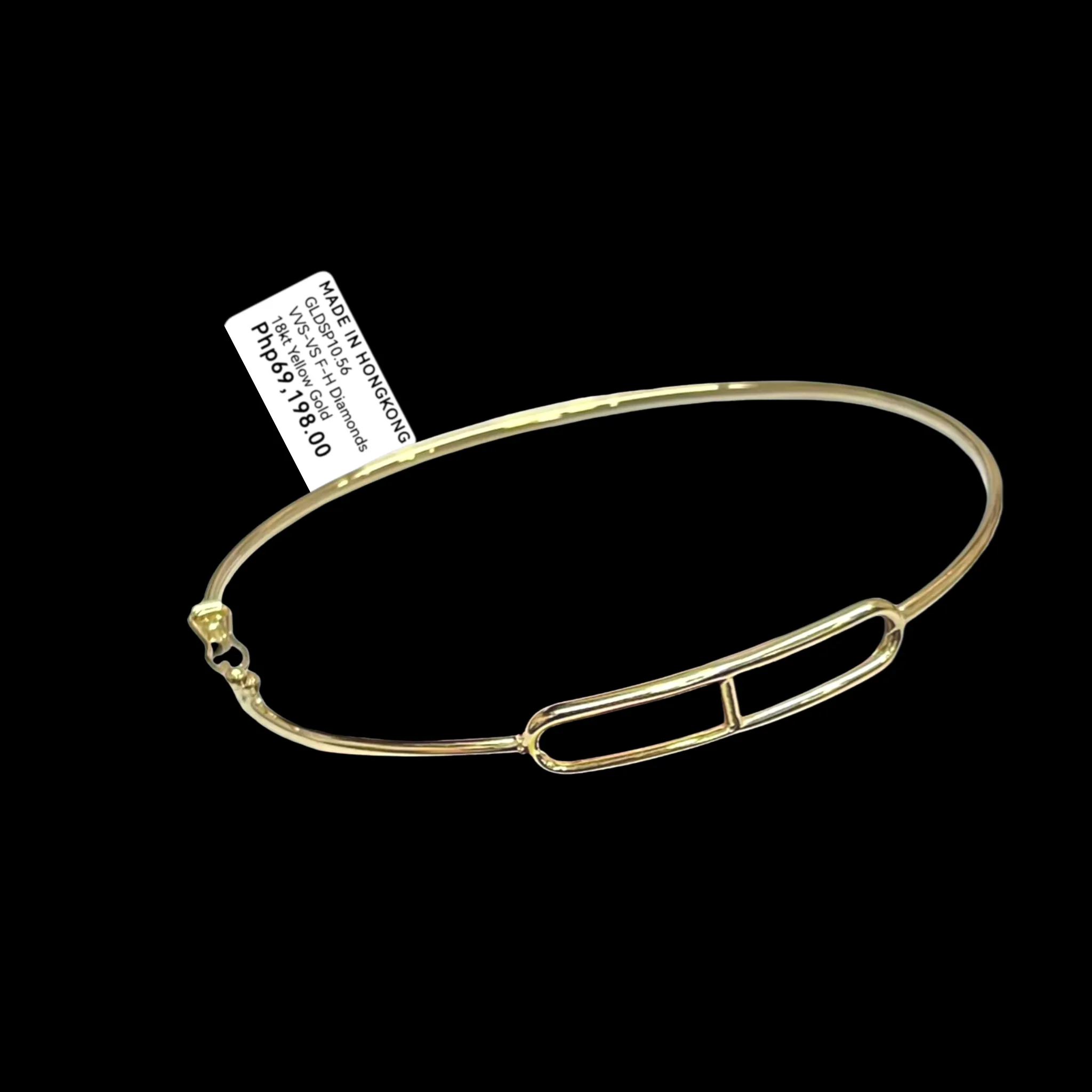 #GOLD2024 | 18K Golden Bar Clip Bracelet