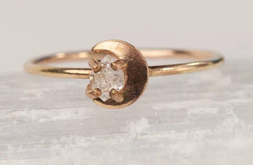 Herkimer Diamond Elea Ring