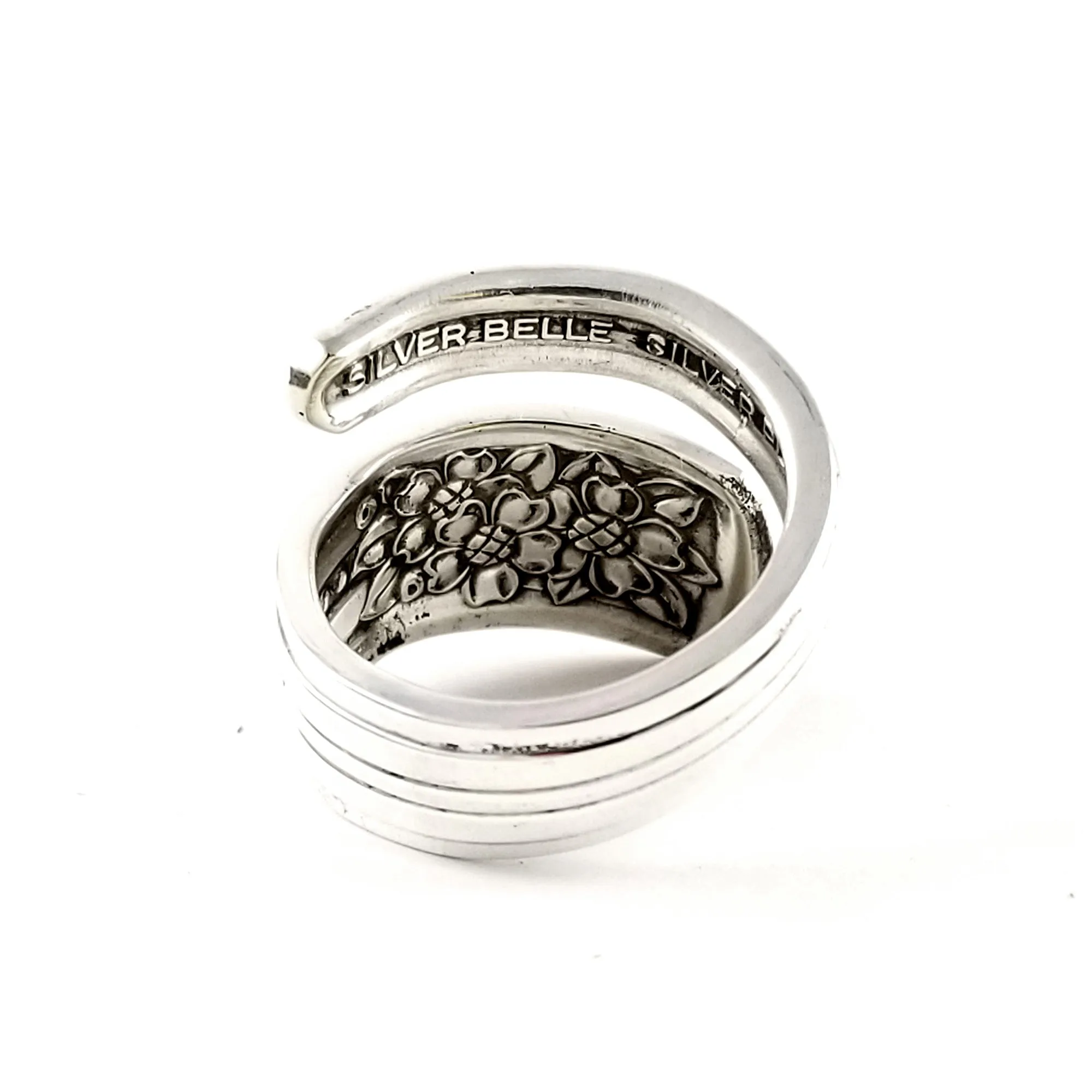 Vintage International Silver Belle Wrap-Around Spoon Ring