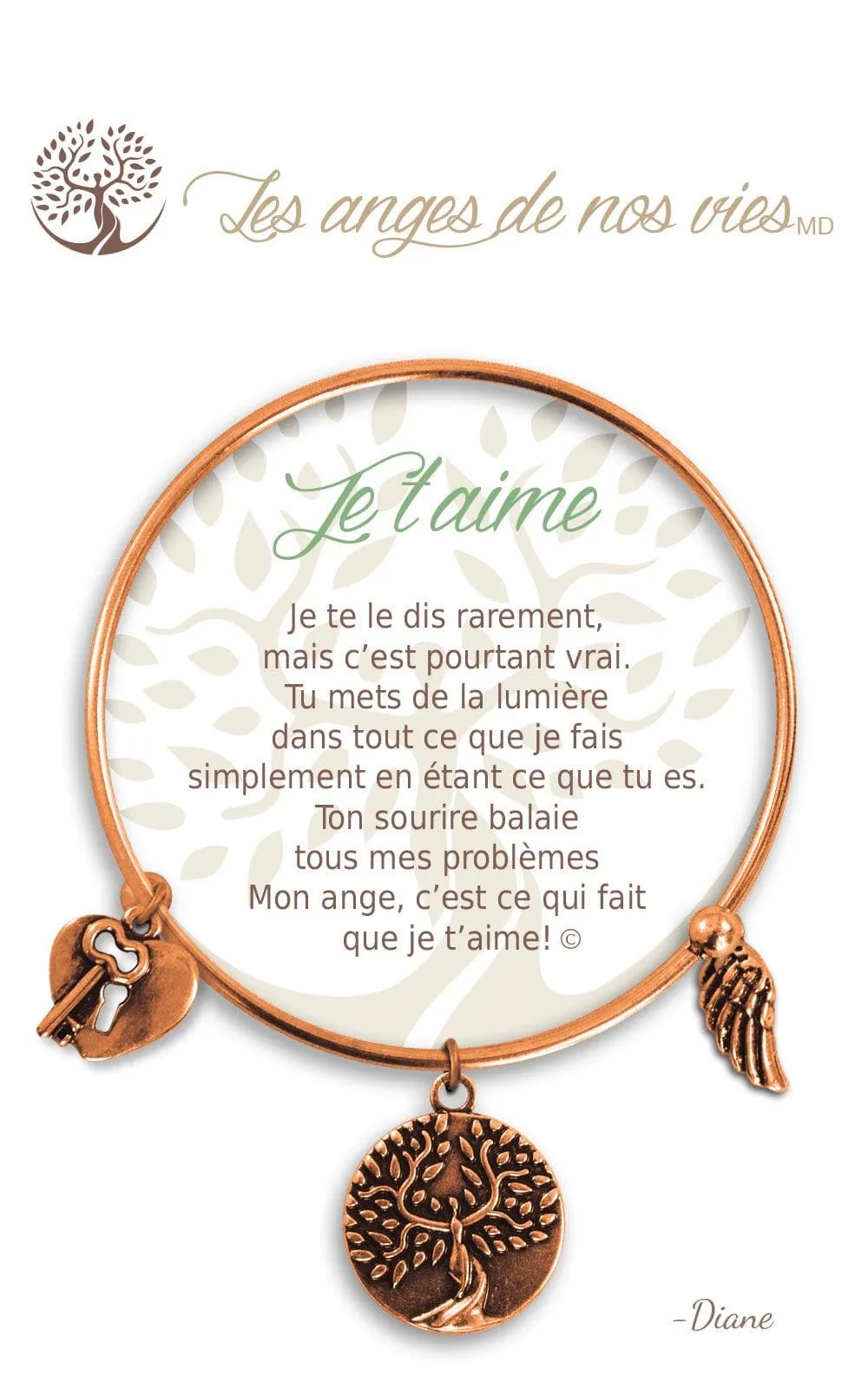 Je t'aime: Charm Bracelet