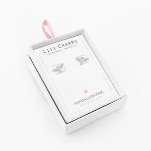 Life charms Bee stud earrings