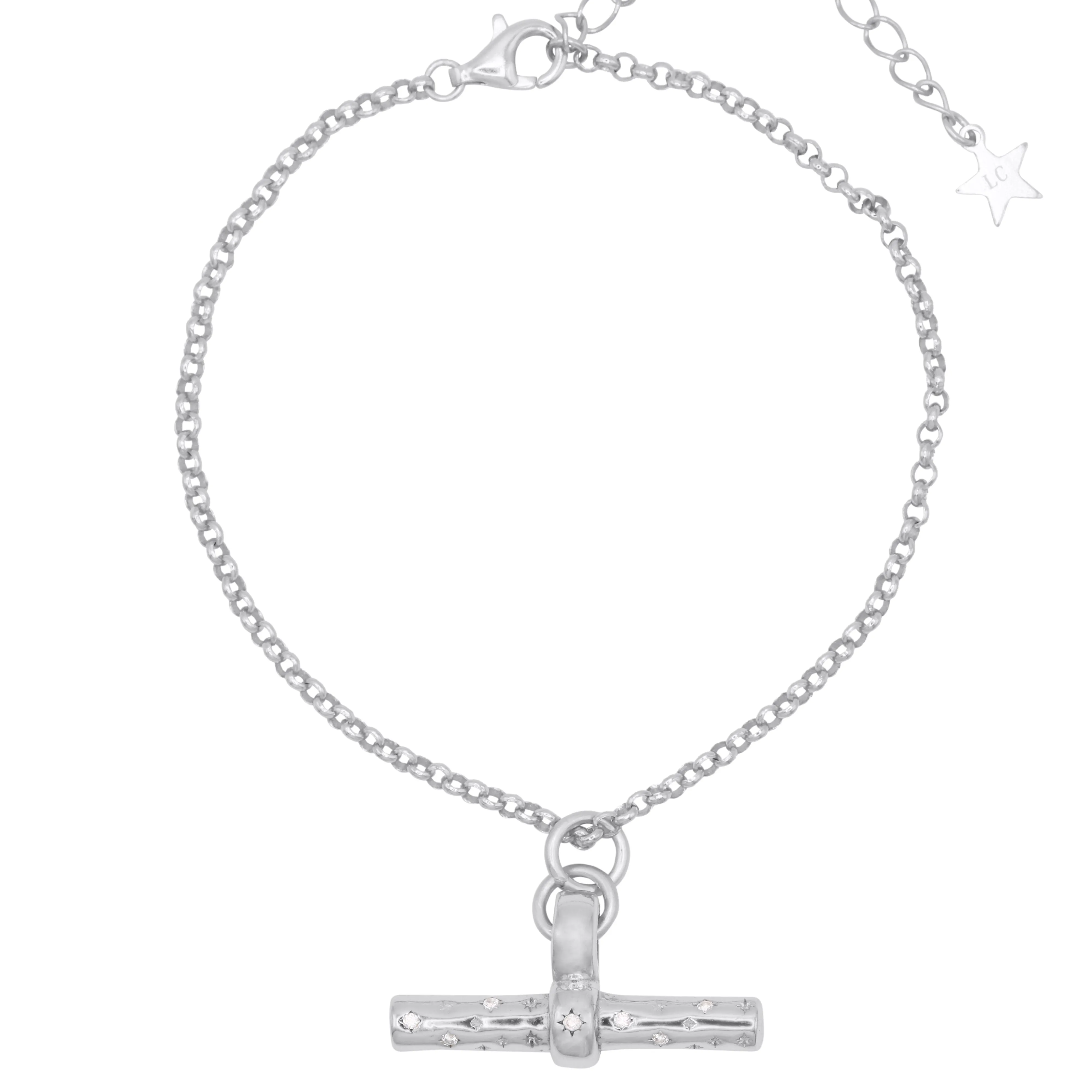 Lola T-Bar Bracelet | 925 Sterling Silver