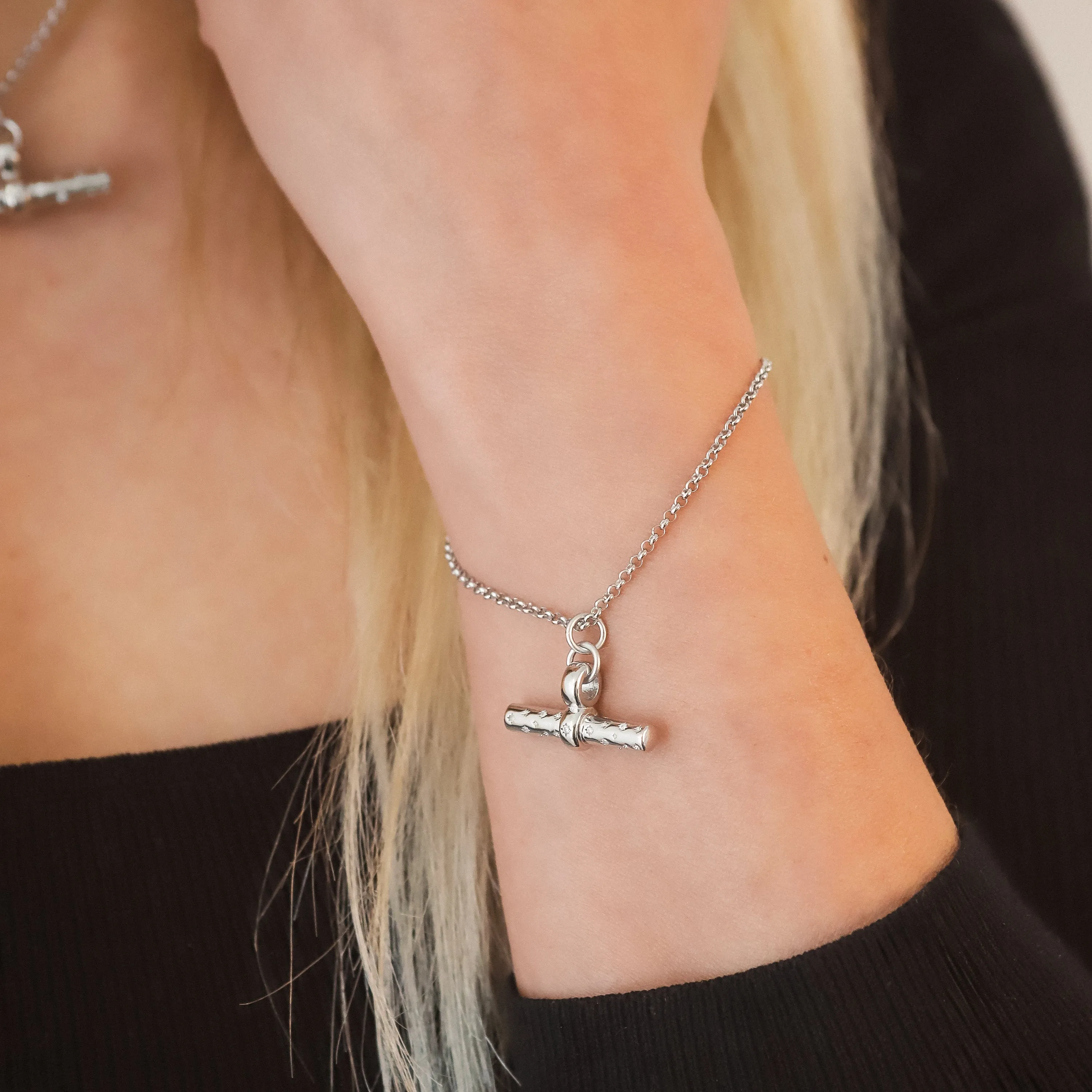 Lola T-Bar Bracelet | 925 Sterling Silver