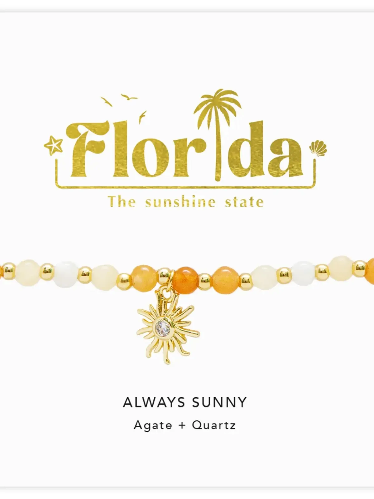 Lotus & Luna Always Sunny Florida Charm Bracelet