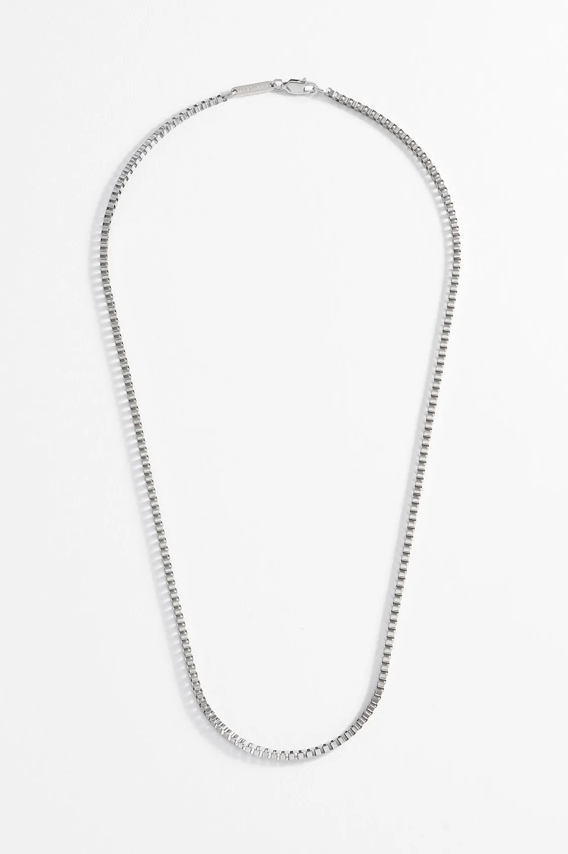 Mens Box Chain Necklace