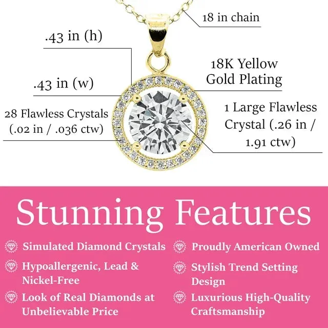 Necklace for Women | CZ Crystal Necklace