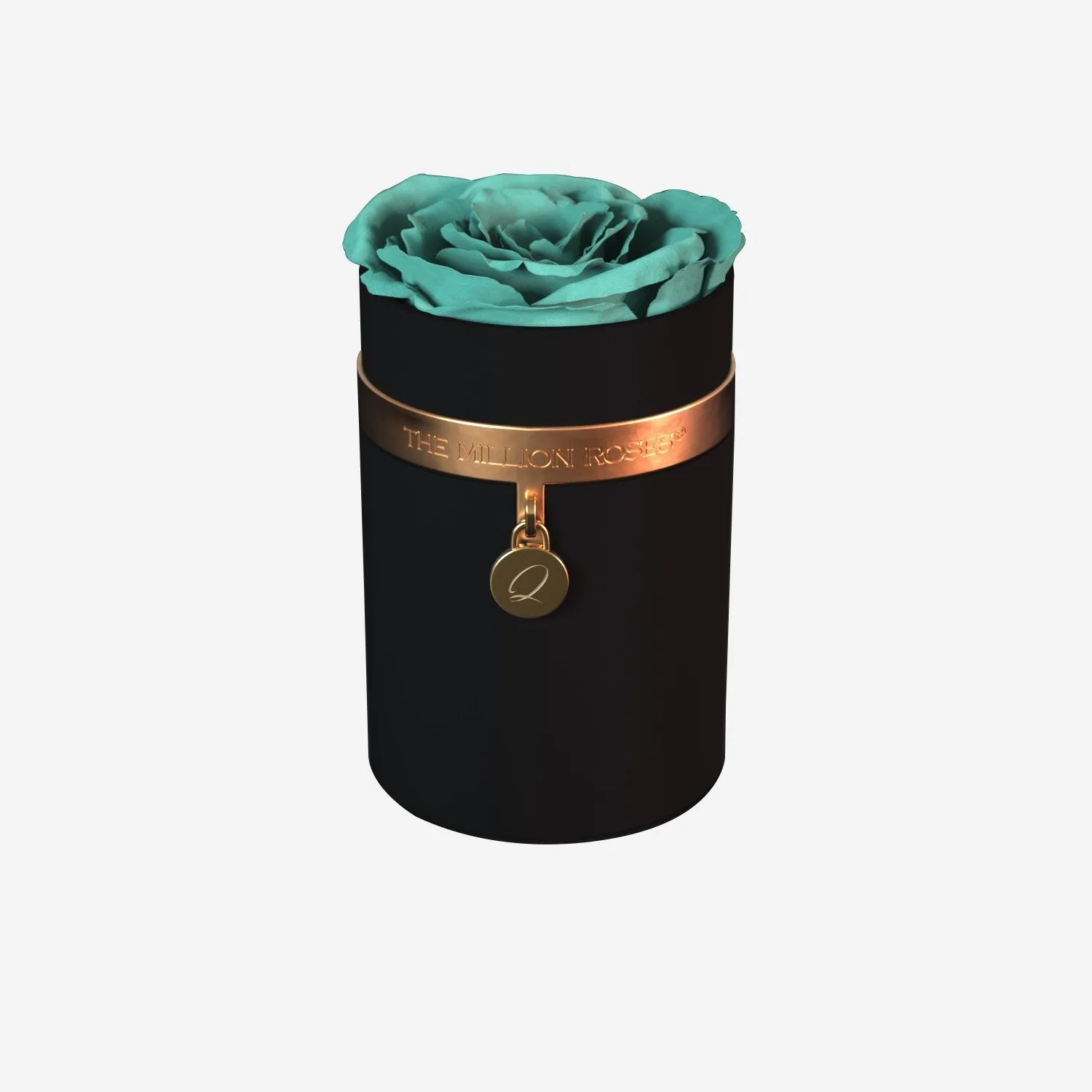 One in a Million™ Round Black Box | Charm Edition | Turquoise Rose