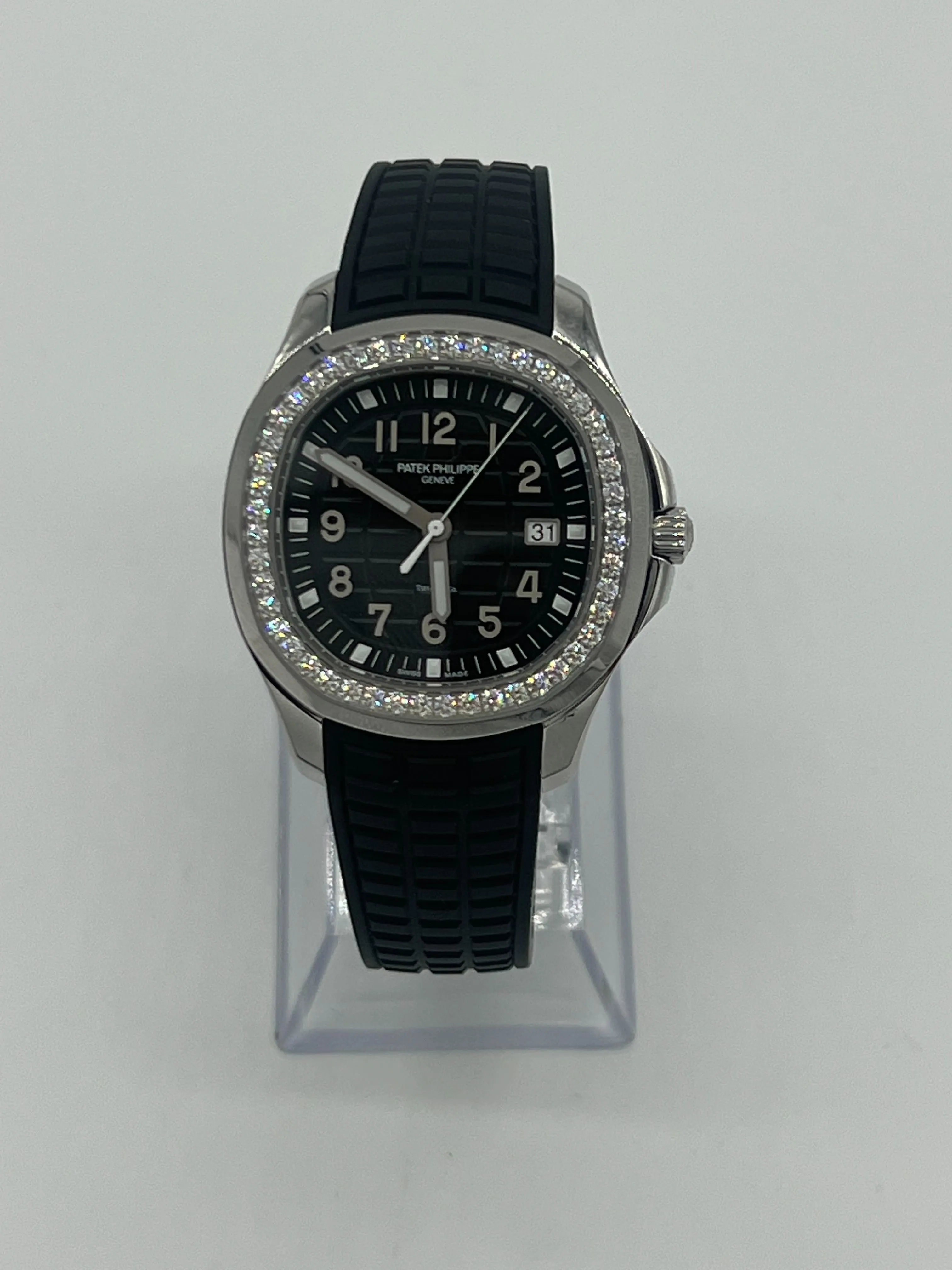 Patek Philippe Aquanaut Luce 5267/200A-001 'Ladies Tiffany & Co.' Black Dial Diamond Bezel