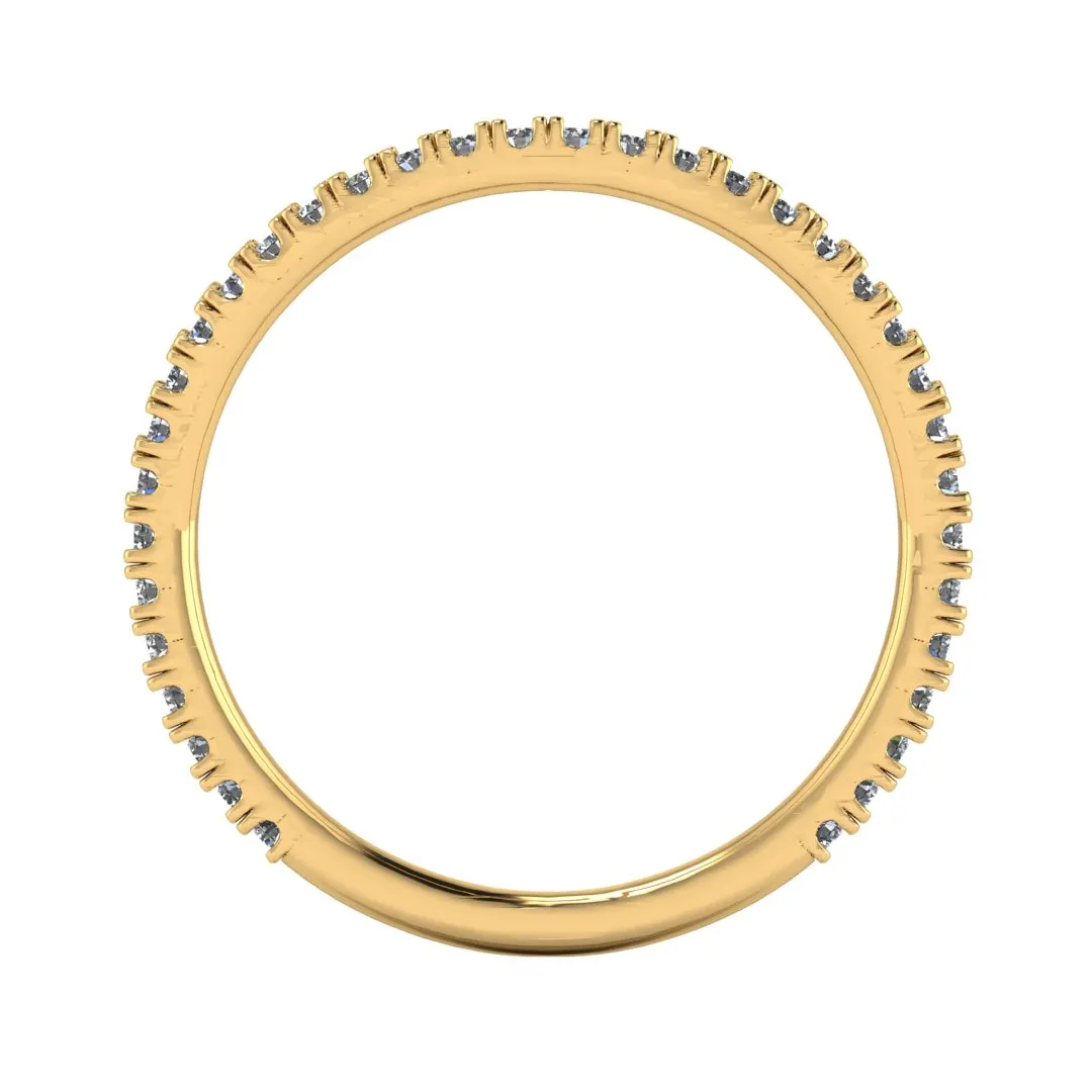 "Immy" Irregular Subtle Shaped 0.40ct Diamond Eternity Ring ET39