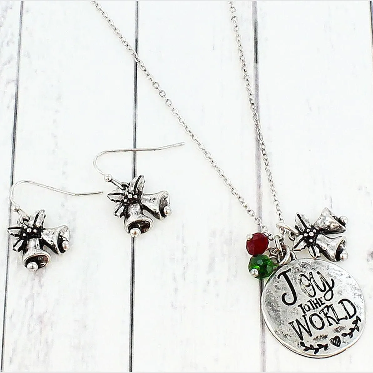 "Joy to the World" Necklace & Earring Set