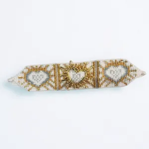 Radiant Heart Beaded Bracelet