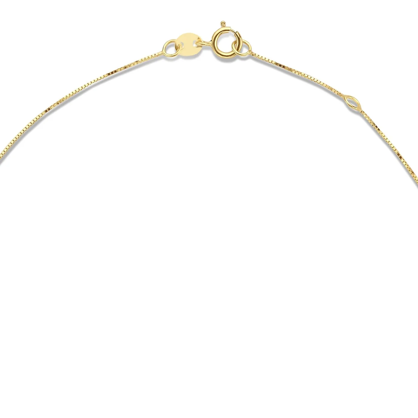 Rivoli Aélys 14 karat gold necklace with zirconia stone