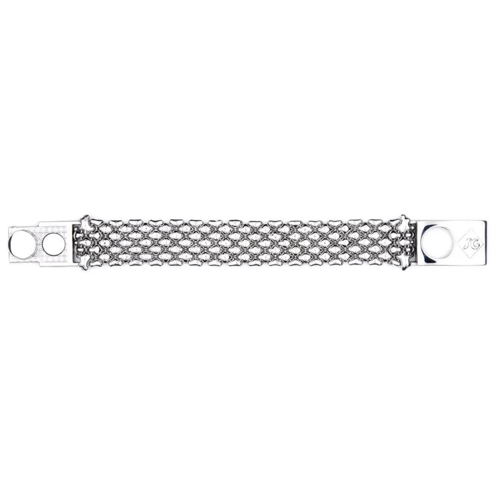 SG Liquid Metal B85-N Chrome Finish Bracelet by Sergio Gutierrez