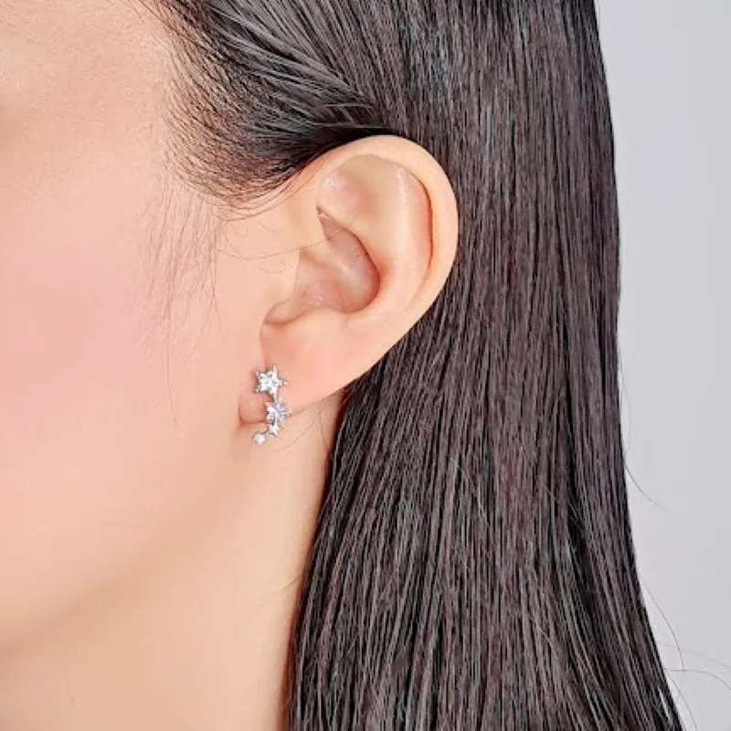 Star Cubic Zirconia Earrings