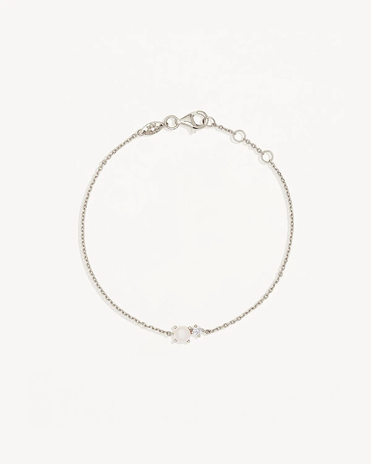 Sterling Silver Serenely Yours Pearl Bracelet