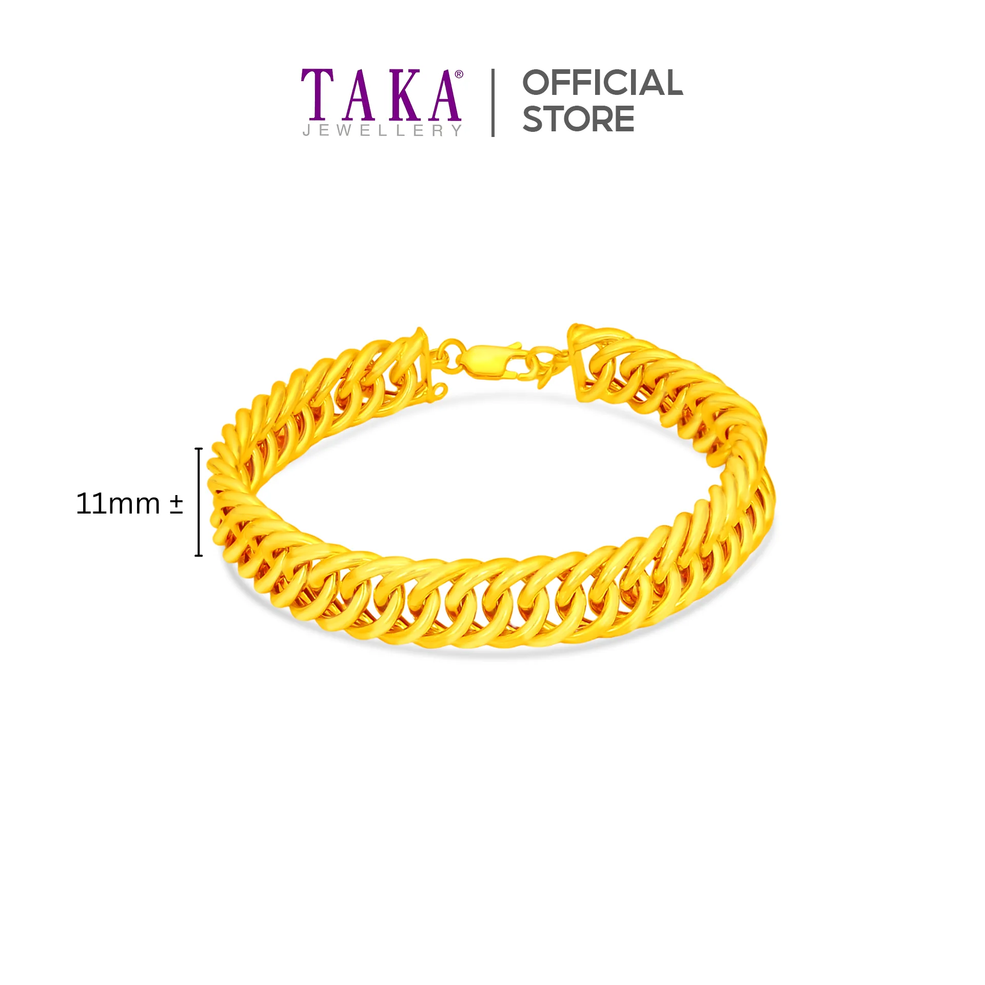 TAKA Jewellery 916 Gold Bracelet