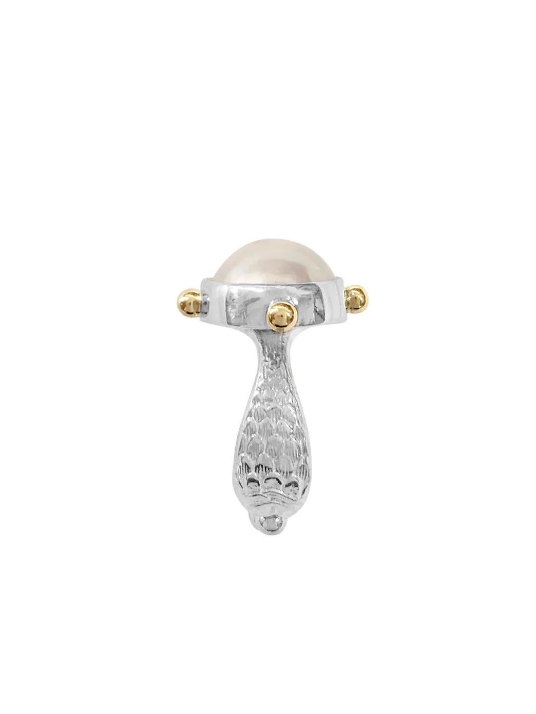 Venus Oval Pearl Ring